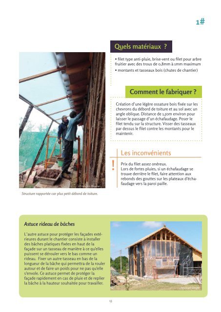 Carnet d'outils et astuces du chantier paille (extrait)