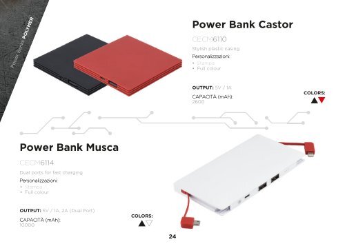 Pennette USB personalizzate e Power bank personalizzati