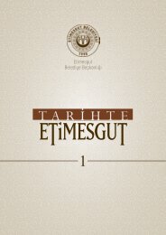 Tarihte Etimesgut 1. Cilt
