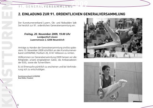 2009 - Kunstturnerverband LU/OW/NW