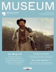 MUSEUM III 2018 - Programmheft der Staatlichen Museen zu Berlin