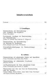 F. Petermann (Hrsg.): Patientenschulung und Patientenberatung
