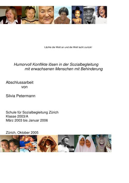 ABSCHLUSSARBEIT.Silvia Petermann - Lachclub Recklinghausen