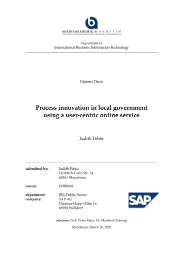 Diploma Thesis | International Management Program