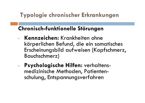 Prof. F. Petermann - Chronische Krankheiten, psychosoz. Aspekte