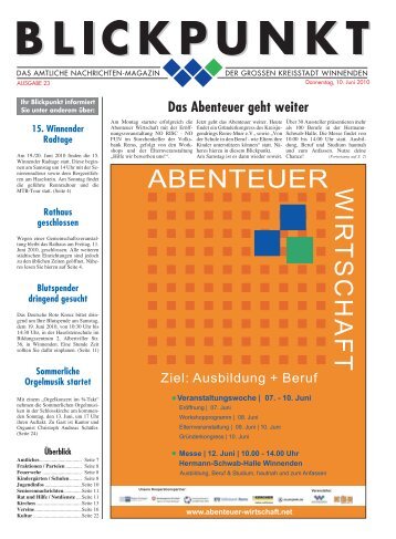 Blickpunkt Ausgabe 23-2010.pdf - Stadt Winnenden