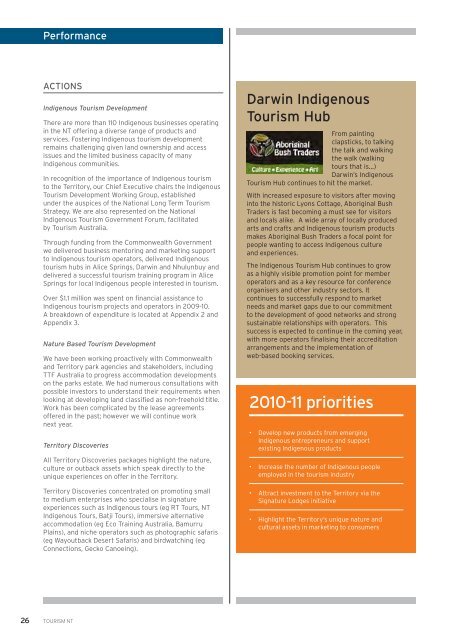 annual report 2009-10 - Tourism NT