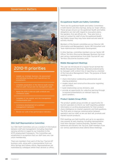 annual report 2009-10 - Tourism NT