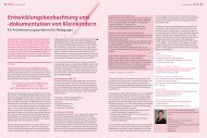 Entwicklungsbeobachtung und -dokumentation von Kleinkindern