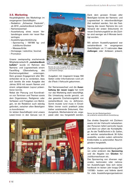 bulletin - Swissherdbook