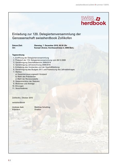 bulletin - Swissherdbook