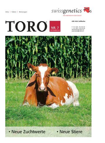 7. Ausgabe 2008 - fr - Swissgenetics