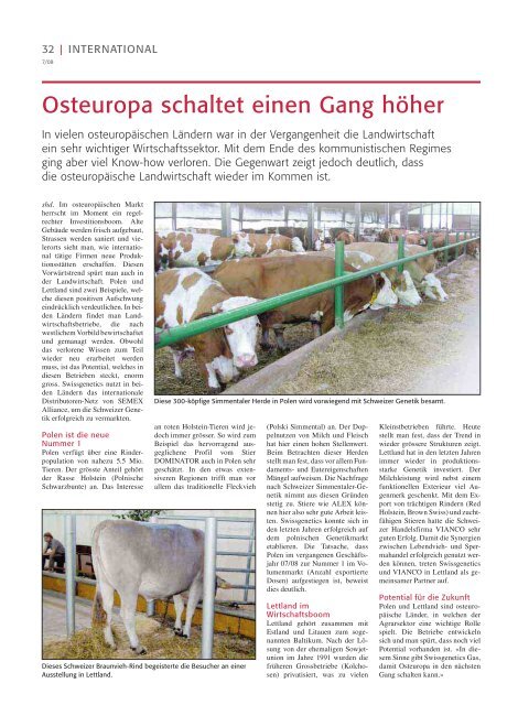 7. Ausgabe 2008 - fr - Swissgenetics