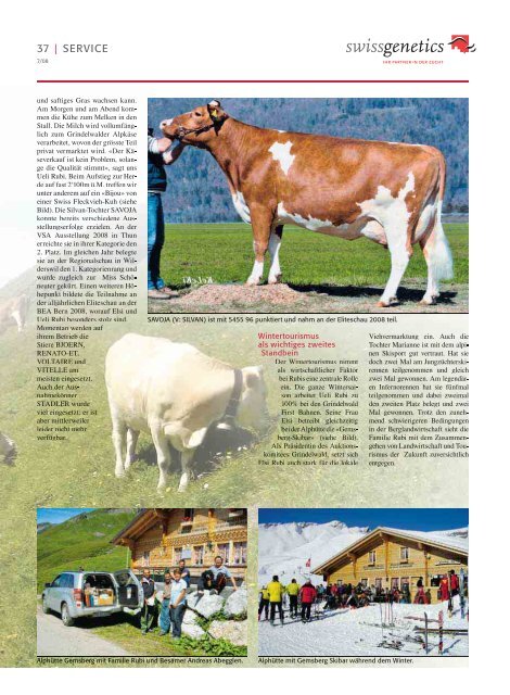 7. Ausgabe 2008 - fr - Swissgenetics