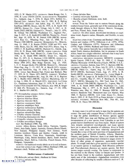 Redhead Fungal Biogeography.pdf - Mushroom Hobby