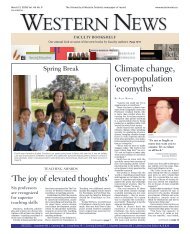 climate change, over-population 'ecomyths' - Western News ...