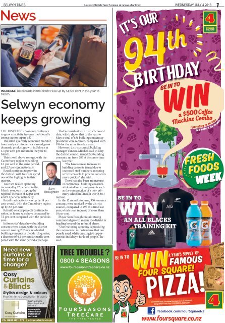 Selwyn Times: July 04, 2018