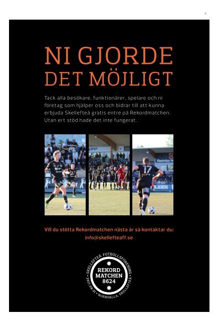 Skellefteå FF Fotbollsmagasin – 2018 #2