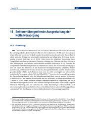 SVR Gutachten 2018 Sektorenübergreifende Versorgung der Notfallversorgung