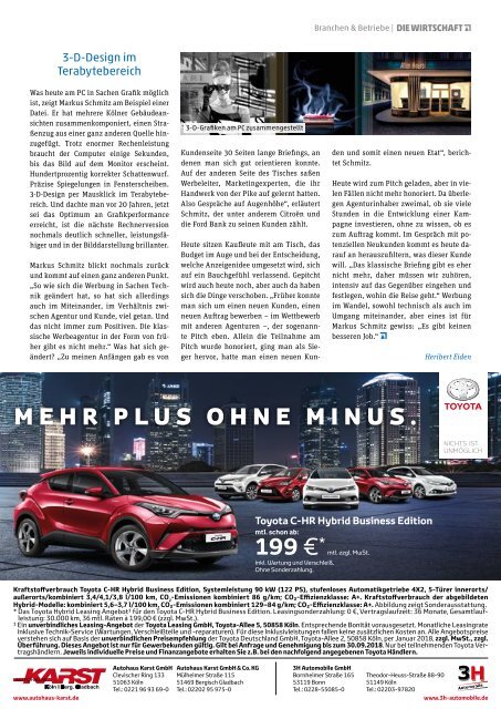 Die Wirtschaft Köln - Ausgabe 03 / 2018