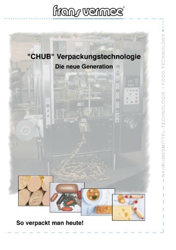 Prospekt CHUB Verpackungsmaschine - Frans Vermee GmbH
