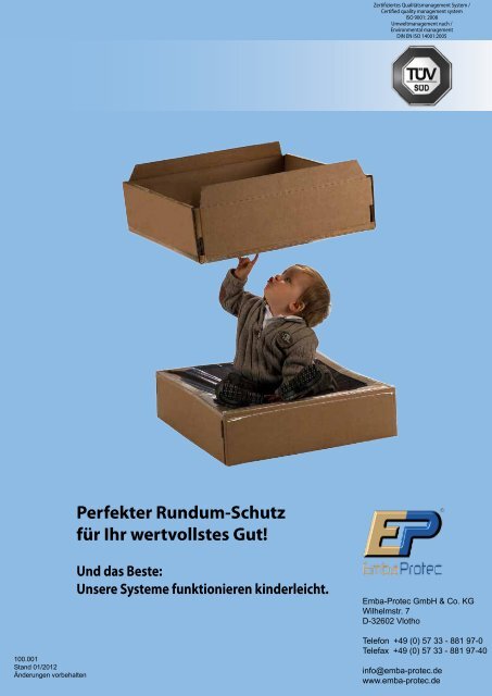 Sonderverpackungen - Emba-Protec GmbH