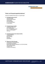 Folien- und Verpackungsinformationen - Nabenhauer Infoprodukte