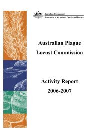 APLC - Annual Report 2006-2007 - Department of Agriculture ...