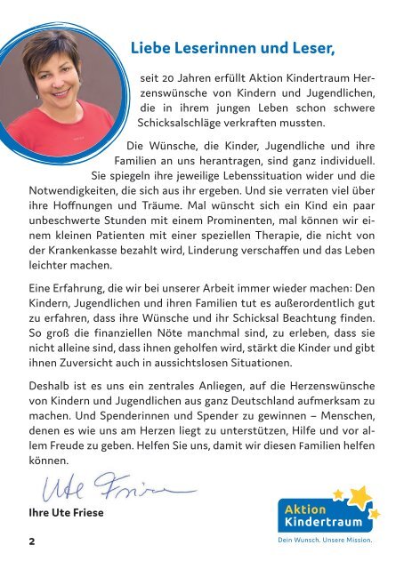 Aktion Kindertraum Eltern-Tipps Tübingen / Reutlingen / Esslingen / Göppingen 2018