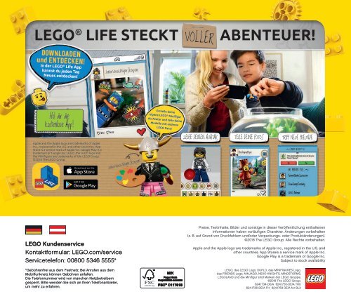 Lego Katalog 2018 (Juli-Dezember)