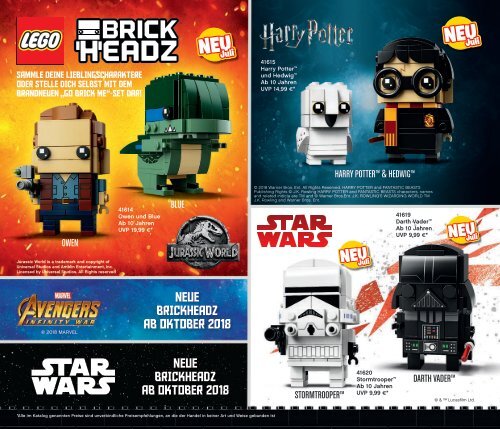 Lego Katalog 2018 (Juli-Dezember)