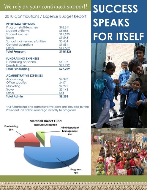 MDF Annual Report 5-18-11.pptx - Marshall Direct Fund