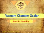 Buy Vacuum Chamber Sealer at best price-Heinsohn's Country Store, TX, USA