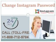 Change Instagram Password