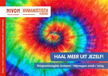 Programmagids 2018-2019 / Nivon Arnhem-Nijmegen en Humanistisch Verbond 