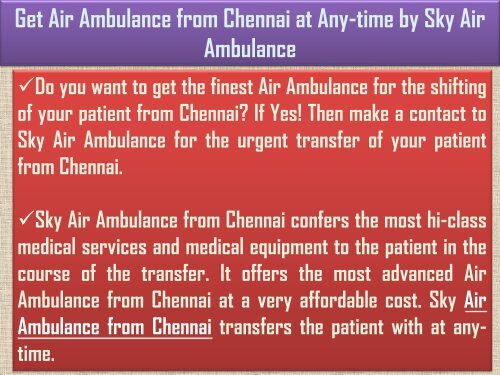 Get Air Ambulance from Mumbai at a very Low Cost by Sky Air Ambulance