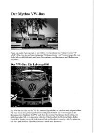 Andreas Baaske der Mythos VW Bus