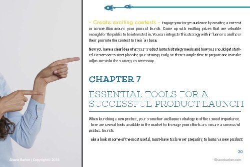 Product Launch E-book - Shane Barker