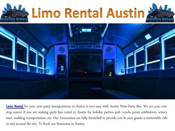 Limo Rental Austin