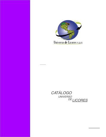 Catalogo UniversoDeLicores