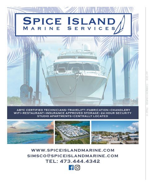 Caribbean Compass Yachting Magazine - July 2018