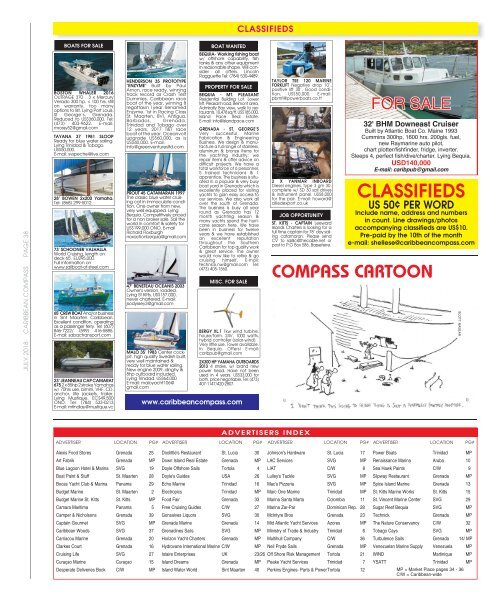 Caribbean Compass Yachting Magazine - July 2018