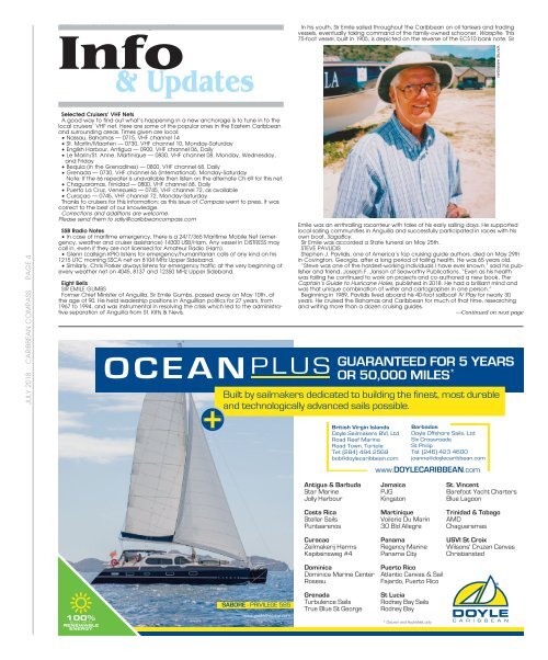 Caribbean Compass Yachting Magazine - July 2018