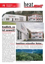 Endlich, es ist soweit! Inmitten reizvoller Natur... - Heatsystems