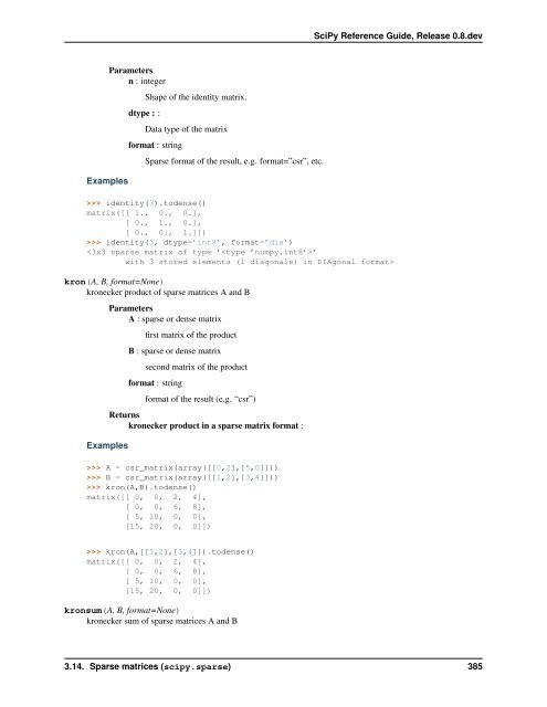 scipy tutorial - Baustatik-Info-Server