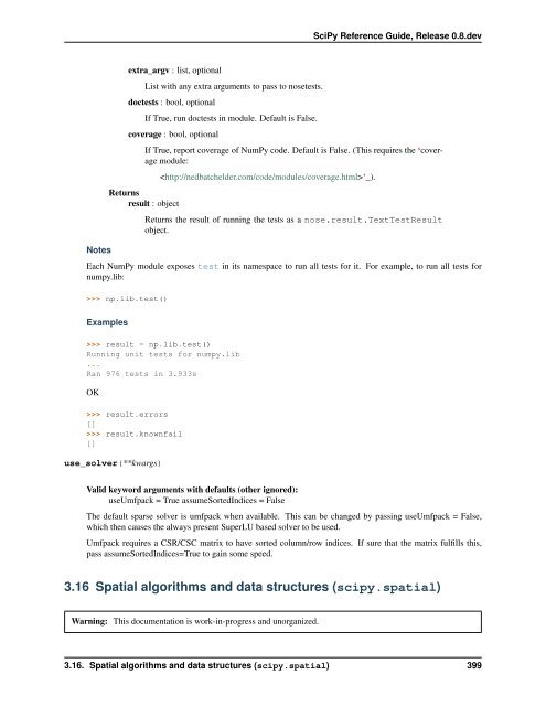 scipy tutorial - Baustatik-Info-Server