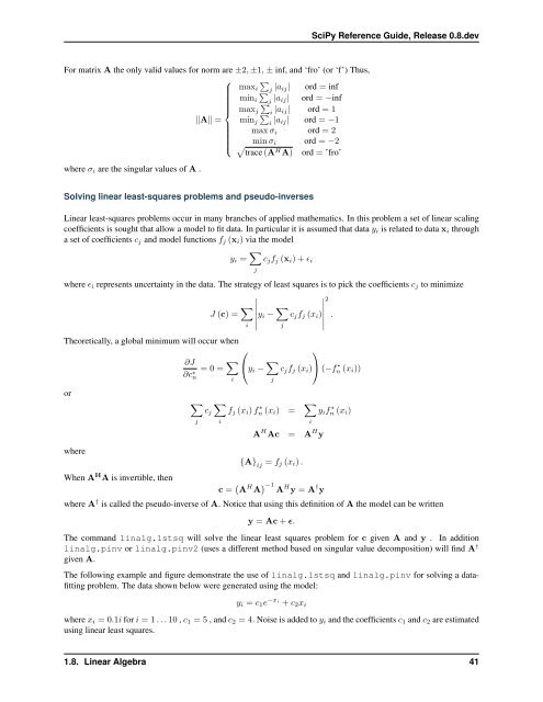 scipy tutorial - Baustatik-Info-Server