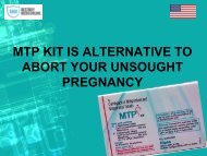MTP KIT IS ALTERNATIVE TO ABORT YOUR UNSOUGHT PREGNANCY
