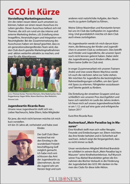 GCO ClubNews - 03/2016