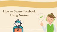 Simply Steps for Secure Facebook Account Using Norton
